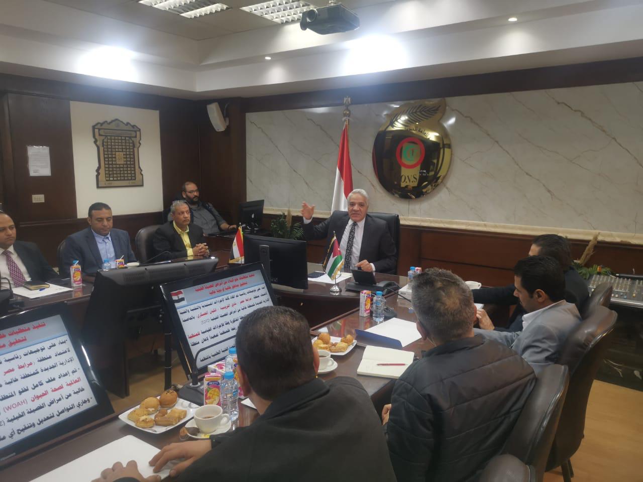 د ممتاز شاهين يبحث تسهيل تصدير الخيول إلي الأردن