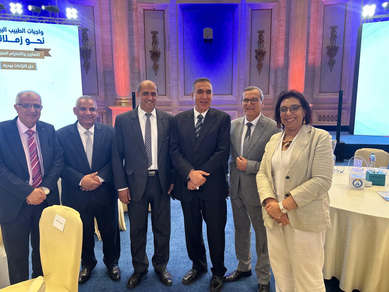 مشاركة د حامد الأقنص رئيس هيئة الخدمات البيطرية في حفل إطلاق الدلائل الإرشادية للتداخلات الطبية البيطرية